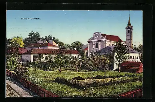 AK Hadersdorf-Weidlingau, Wallfahrtskirche Mariabrunn