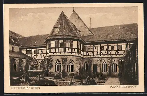 AK Bebenhausen, Motiv im Klosterhof