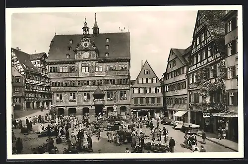 AK Tübingen, Marktplatz der Universitätsstadt