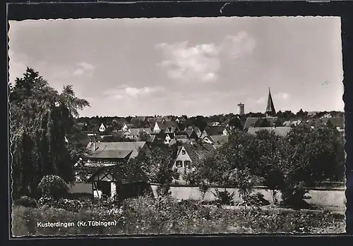 AK Kusterdingen /Kr. Tübingen, Blick über den Ort