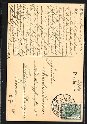 AK Mölln i. L., Blick vom Heidberg