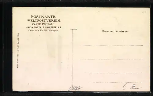 AK Radstatt, Teilansicht mit Kirche