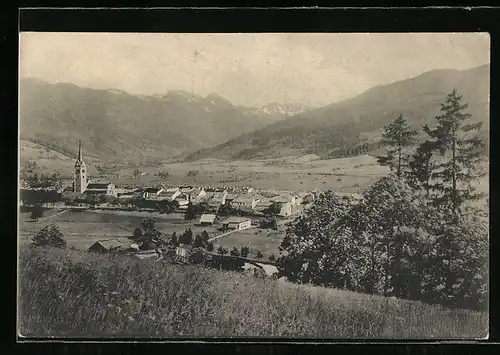 AK Radstadt, Teilansicht mit Kirche