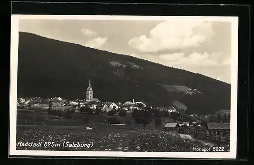 AK Radstadt, Teilansicht mit Kirche