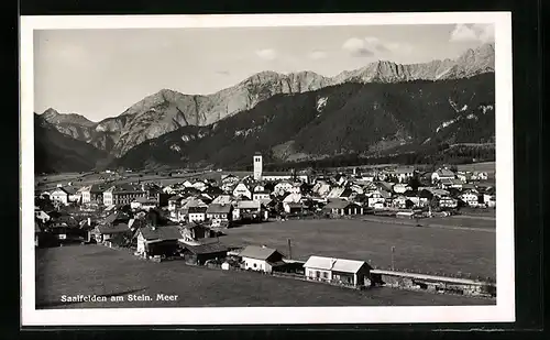AK Saalfelden am Stein. Meer, Teilansicht