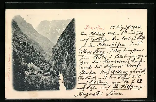 AK Pass-Lueg, Panorama