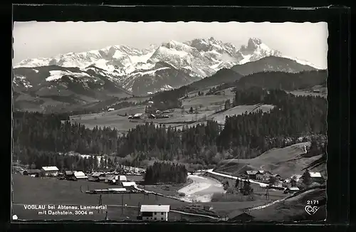 AK Voglau bei Abtenau, Lammertal mit Dachstein