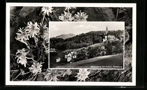 AK Dürrnberg b. Hallein, Ortsansicht mit Kirche