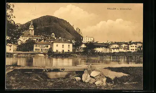 AK Hallein, Blick v. Griesrechen auf den Ort