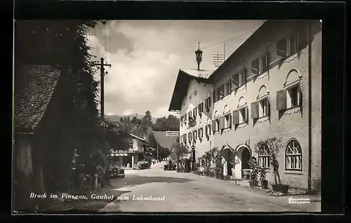 AK Bruck im Pinzgau, Gasthof zum Lukashansl