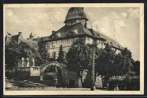 AK Hollabrunn /N.-D., Gendarmerieschule