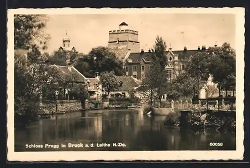 AK Bruck a. d. Leitha /N.-Do., Schloss Prugg