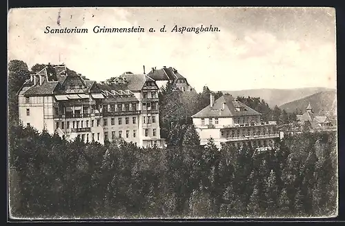 AK Grimmenstein a. d. Aspangbahn, Sanatorium Grimmenstein