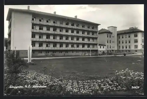 AK Gloggnitz, Partie am Altersheim