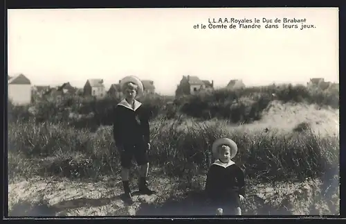 AK LLAA Royales le Duc de Brabant et le Comte de Flandre dans leurs jeux