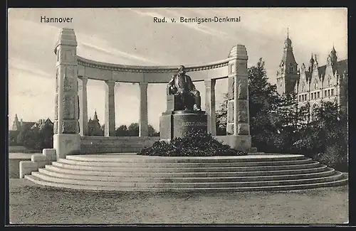 AK Hannover, Rud. v. Bennigsen-Denkmal