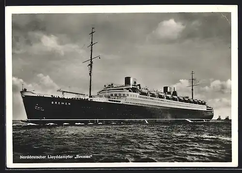 AK Passagierschiff Nordd. Lloyddampfer Bremen