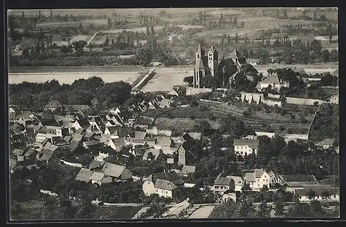AK Breisach, Teilansicht aus der Vogelschau