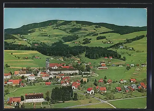 AK St. Peter /Schwarzwald, Ortsansicht mit Kandel