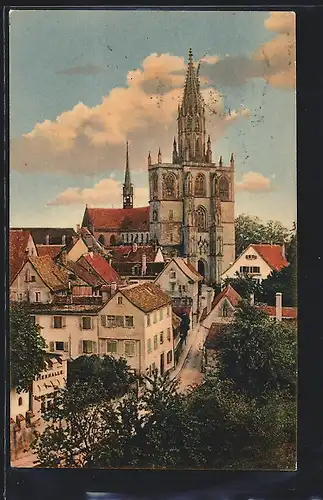 AK Konstanz, Münster bei Dämmerung