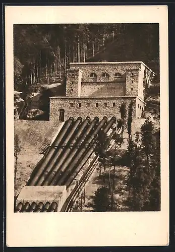 AK Walchenseewerk, Blick auf Wasserschloss