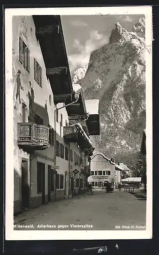 AK Mittenwald, Adlerhaus gegen Viererspitze