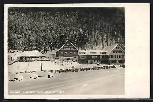 AK Wildberg, Haus Saron im Winter