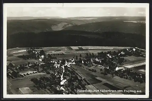 AK Kälberbronn, Teilansicht vom Flugzeug aus