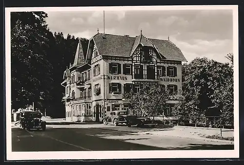 AK Schönmünzach, Hotel-Kurhaus Waldhorn