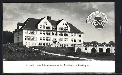 AK Plochingen, Lazarett II des Johanniterordens im Schulhaus