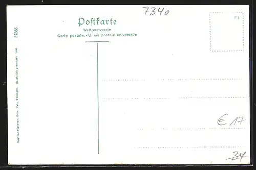AK Eybach bei Geislingen a. St., Totalansicht mit Umgebung