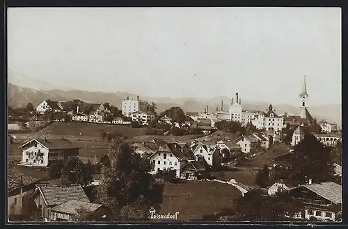 AK Teisendorf, Ortsansicht aus der Vogelschau