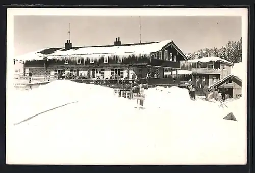 AK Reit im Winkl, Gasthof Winklmoosalm H. Artmann im Winter