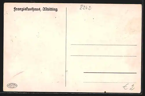 AK Altötting, Franziskushaus und Landschaft