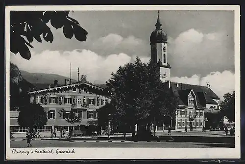 AK Garmisch, Clausing`s Posthotel