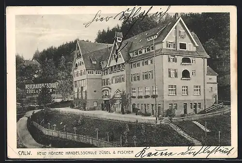 AK Calw, Neue Höhere Handelsschule Zügel & Fischer