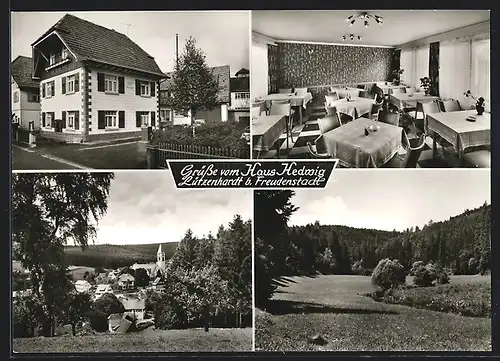 AK Lützenhardt bei Freudenstadt, Gasthof Haus Hedwig