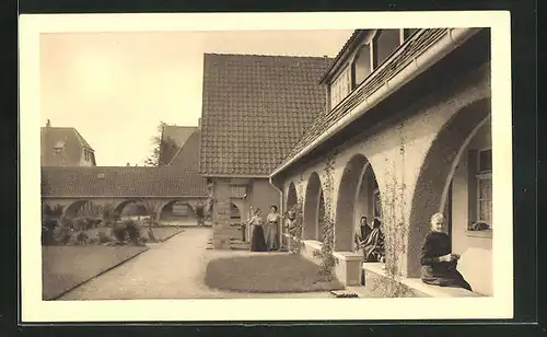 AK Essen, Fried. Krupp AG, Pfründhäuser in der Kolonie Altenhof