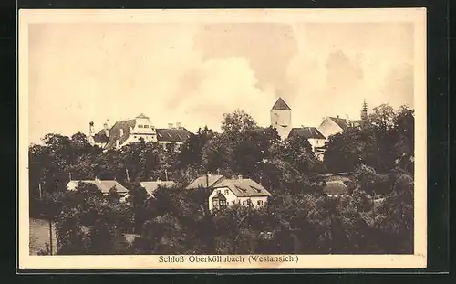 AK Oberköllnbach, Ortspartie mit Schloss Oberköllnbach