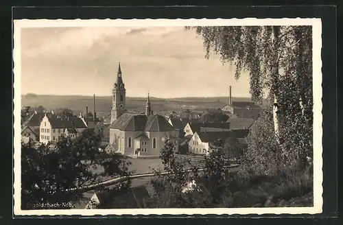 AK Ergoldsbach, Blick zur Kirche