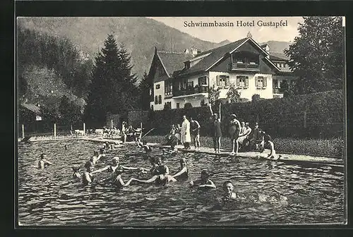 AK Marquartstein, Hotel Gustapfel, Schwimmbassin
