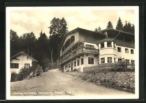 AK Oberaudorf, Gasthaus zum feurigen Tatzelwurm