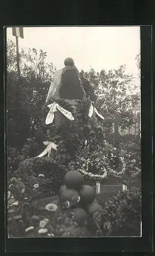Foto-AK Verlinghem, Einweihung des Gefallenendenkmales am 06.10.1915