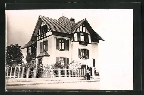 Foto-AK Burgdorf, Ansicht einer Villa