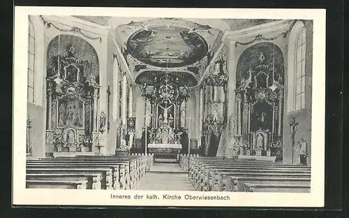 AK Oberwiesenbach, Inneres der katholischen Kirche