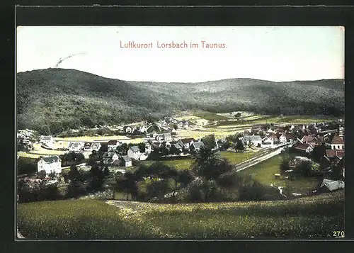 AK Lorsbach i. Taunus, Panoramablick auf den Ort