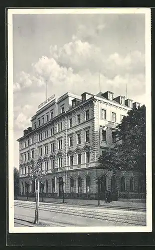 AK Augsburg, Hotel Drei Kronen