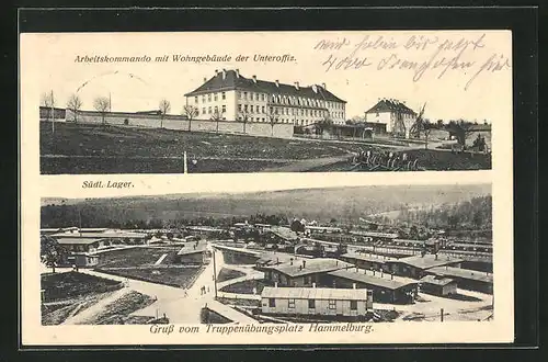 AK Hammelburg, Truppenübungsplatz, Arbeitskommando mit Wohngebäude der Unteroffiziere