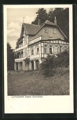 AK Wieda / Südharz, Hotel Waldfrieden