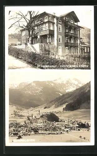 AK Ruhpolding, Kinderheilstätte St. Annahaus, Ortsansicht